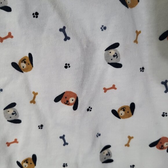 bout'chou Baby 6M Footie Sleeper One Piece Pajamas Puppies Dogs Set of 2 NWT - Picture 6 of 9